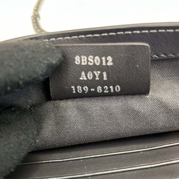 F Is Fendi Wallet On Chain Leather Mini #191722F52B - Picture 7 of 7